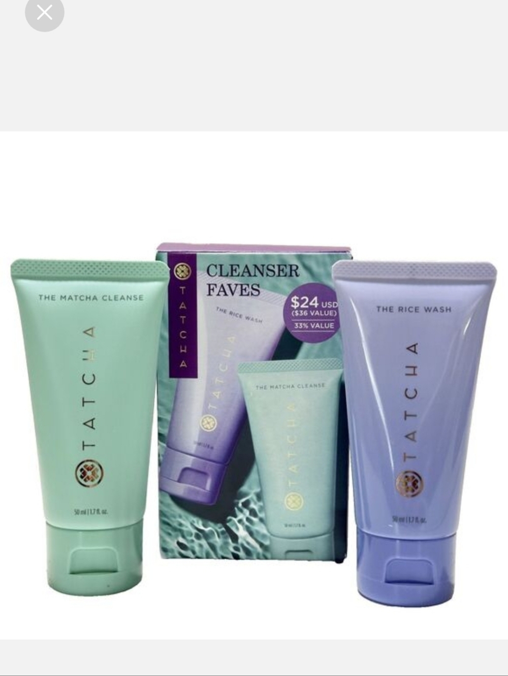 Tatcha Cleanser Faves 2pc Set - New